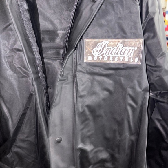 Authentic Indian Motorcycle Rain Resistance Suit Pants Jacket New Size M - Picture 2 of 8